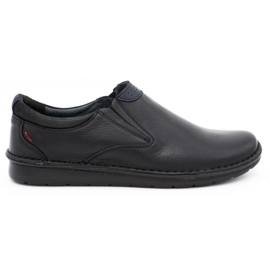 Kampol Zapatillas slip 20/5 de hombre negro
