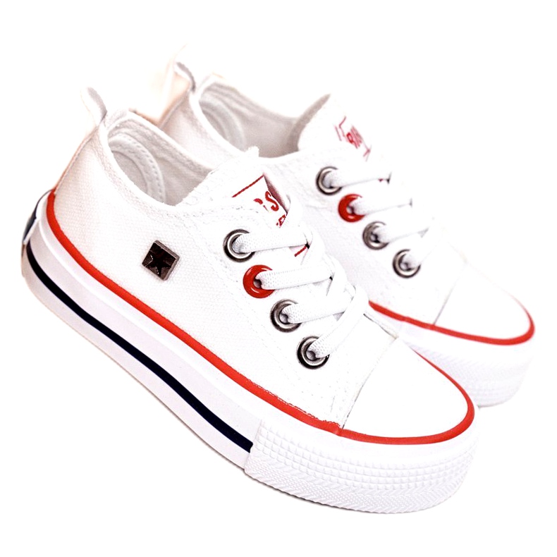 Zapatillas bajas clásicas para niños Big Star HH374089 Blanco