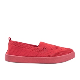 Zapatillas slip-on caladas rojas de Moab rojo