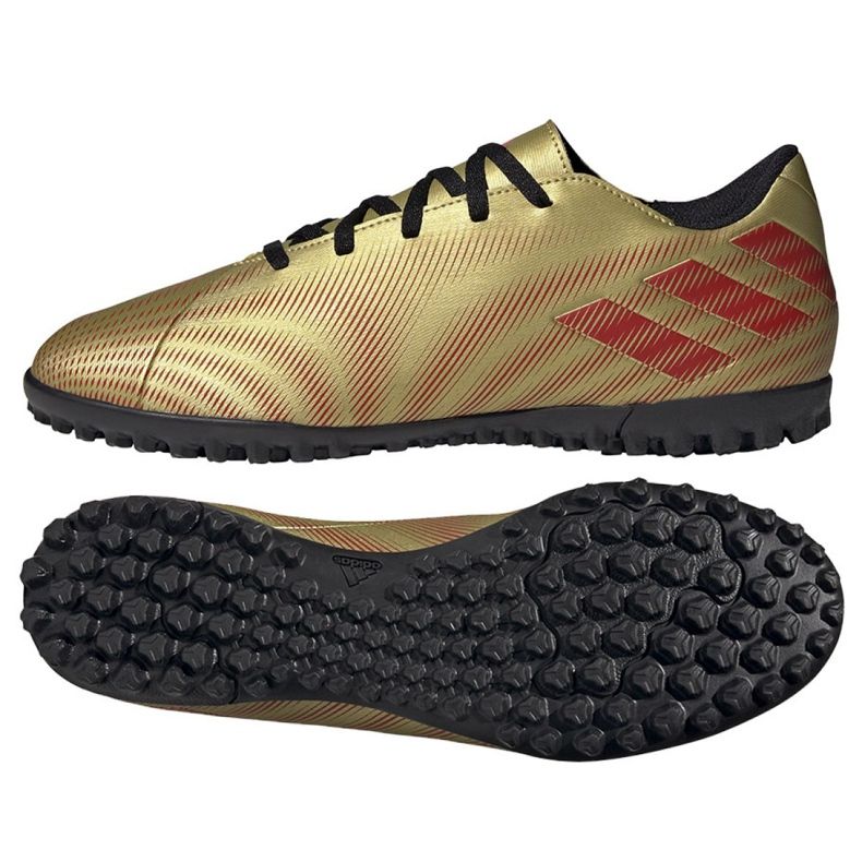Botas de fútbol adidas Nemeziz Messi.4 Tf M FY0764 dorado dorado