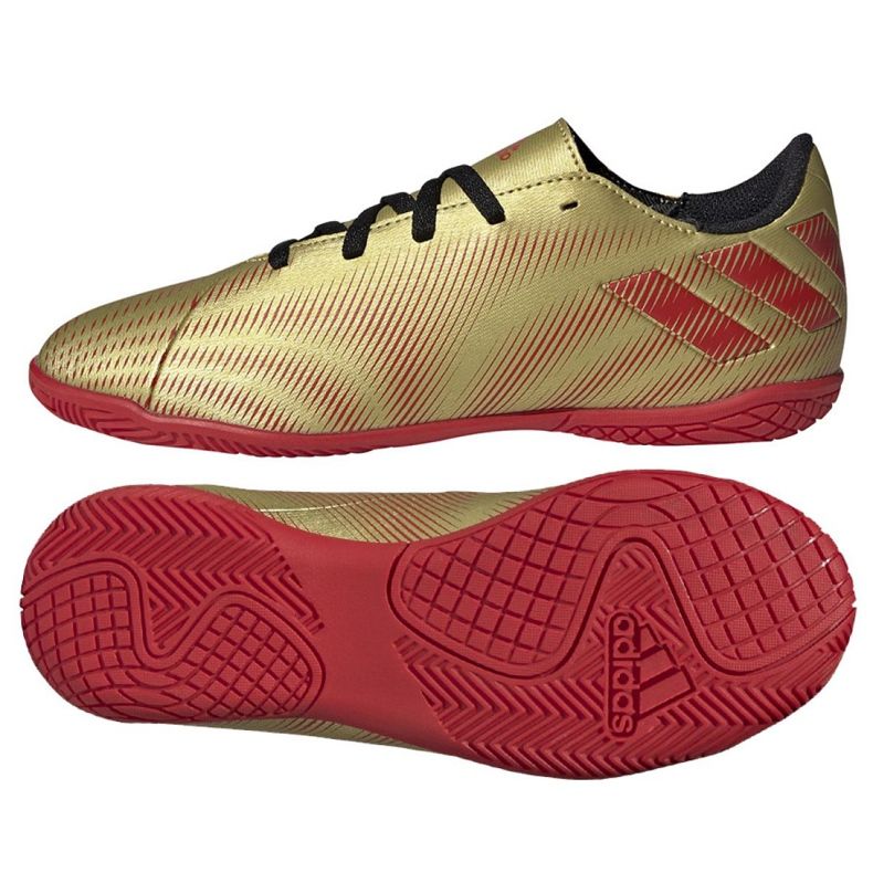 Botas de fútbol Adidas Nemeziz Messi.4 In Jr FY0811 dorado dorado Botas de fútbol Adidas Nemeziz Messi.4 In Jr FY0811 dorado dorado