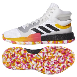 Calzado de baloncesto Adidas Marquee Boost M G26212 multicolor blanco