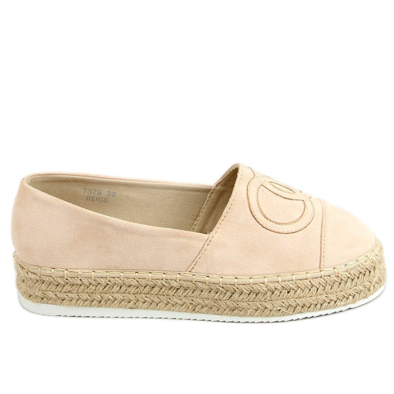 T379P Beige Alpargatas beige