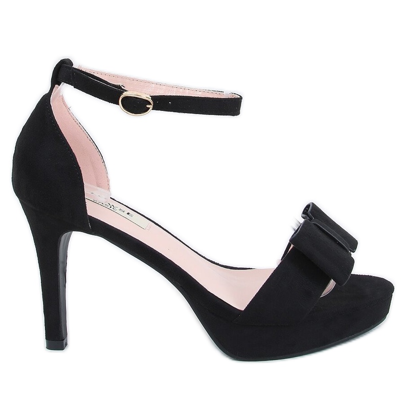 Negro 9R32 Sandalias plataforma negras