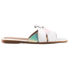 SHELOVET Pantuflas Con Inserción Holo blanco