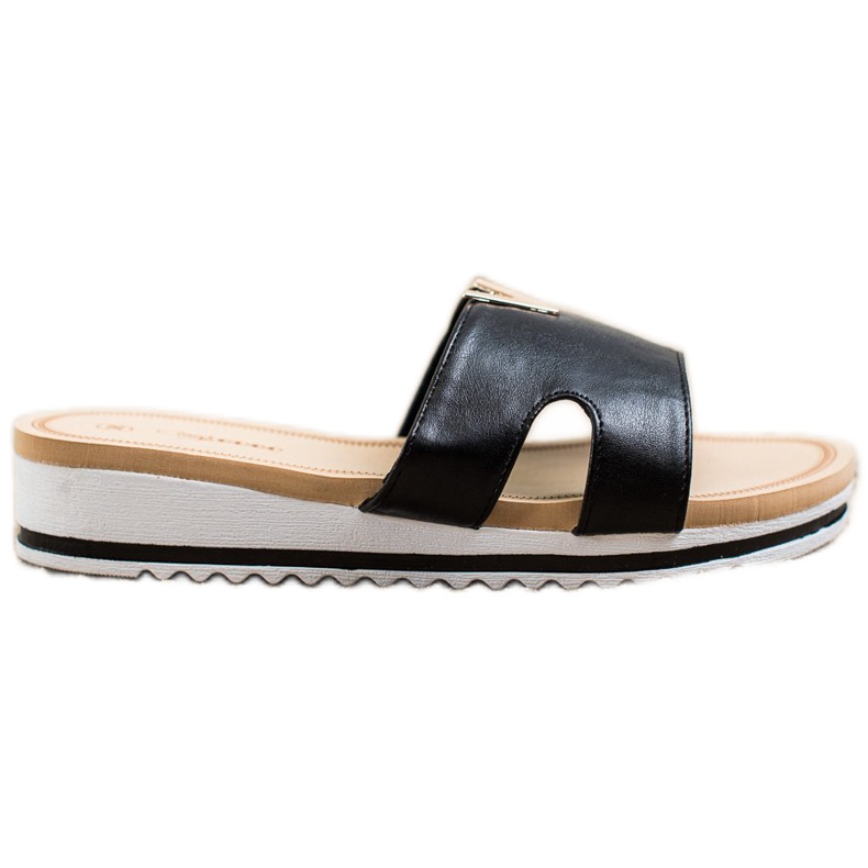 Groto Gogo Zapatillas cómodas clásicas negro