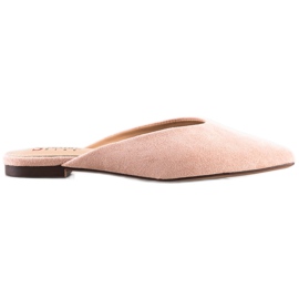 Seastar Pantuflas Spitz Suede rosado