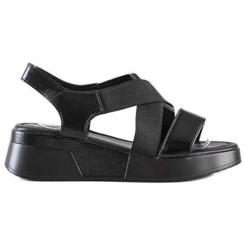 Weide Sandalias cómodas sin cordones negro