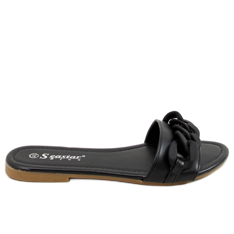 Zapatillas negras con cadena negra CK205P Negra negro Zapatillas negras con cadena negra CK205P Negra negro