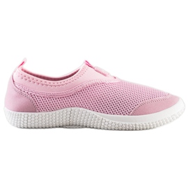 SHELOVET Slipons rosa claro