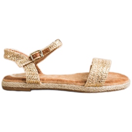 Bestelle Sandalias Trenzadas Con Hebilla dorado
