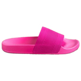 Anesia Paris Chanclas cómodas rosado