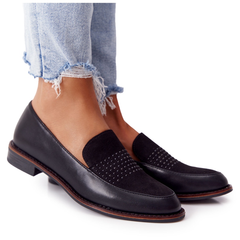 Mocasines Mujer Sergio Leone PB255 Negro