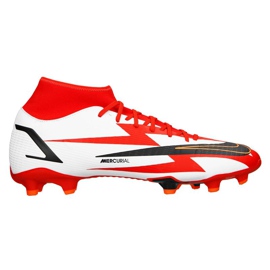 Zapatillas de fútbol Nike Superfly 8 Academy CR7 Mg M DB2854-600 gris / plata, blanco, rojo blanco