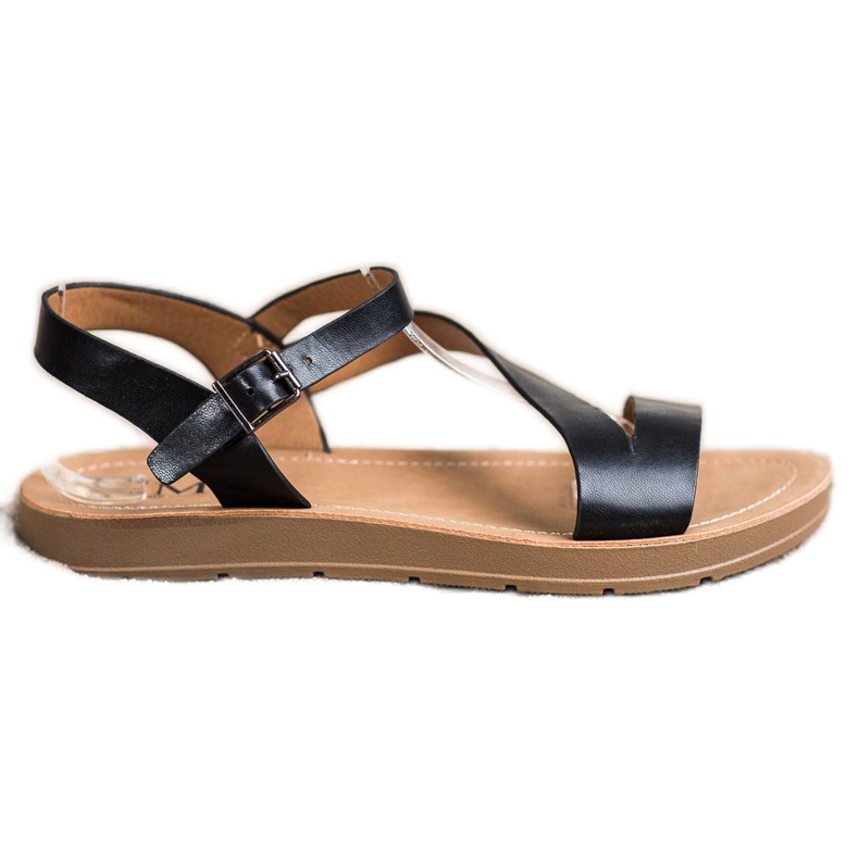 Cm Paris Sandalias Casual Con Cuero Ecológico negro