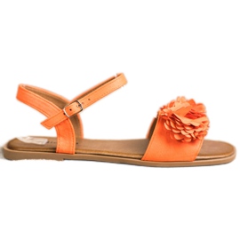 SHELOVET Sandalias naranjas de moda SHELOVET Sandalias naranjas de moda
