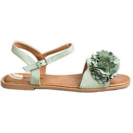 SHELOVET Sandalias verdes de moda SHELOVET Sandalias verdes de moda
