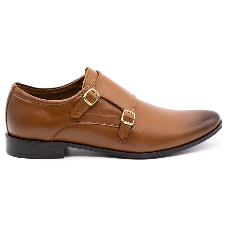 Olivier Zapatos formales de piel Monki 287LU marrón claro