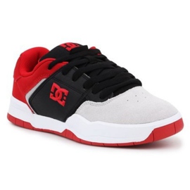 Zapatos DC Central M ADYS100551-XKRS blanco negro rojo
