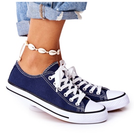 Zapatillas clásicas Omerta azul marino para mujer Zapatillas clásicas Omerta azul marino para mujer