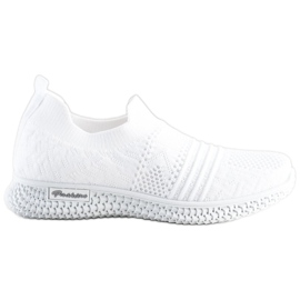 MCKEYLOR Zapatillas blancas sin cordones blanco