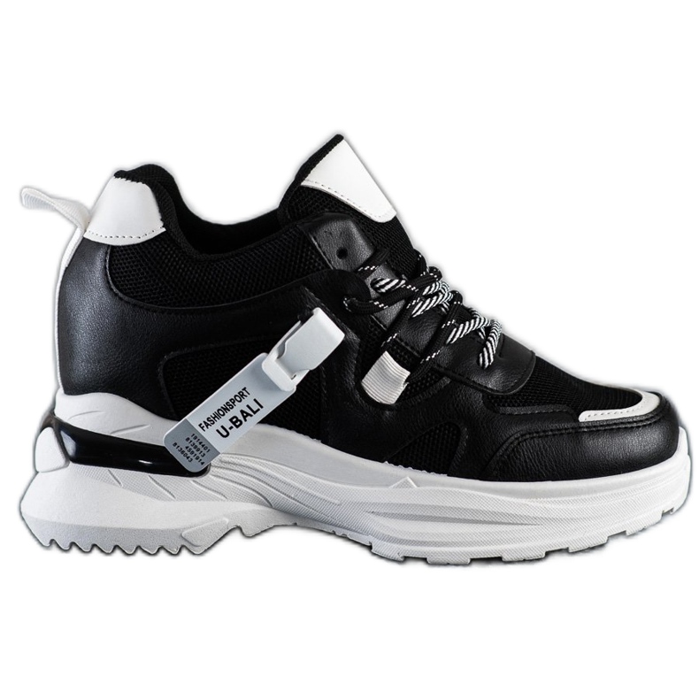SHELOVET Zapatillas Negras De Moda negro