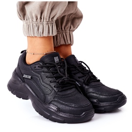 Zapatos Deportivos de Mujer Big Star Black EE274462 negro