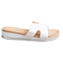 Groto Gogo Zapatillas cómodas clásicas blanco