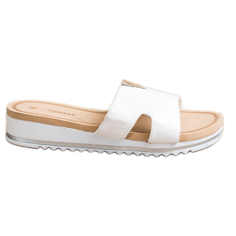 Groto Gogo Zapatillas cómodas clásicas blanco
