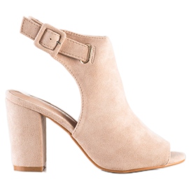 Bestelle Sandalias Cerradas Con Hebilla beige