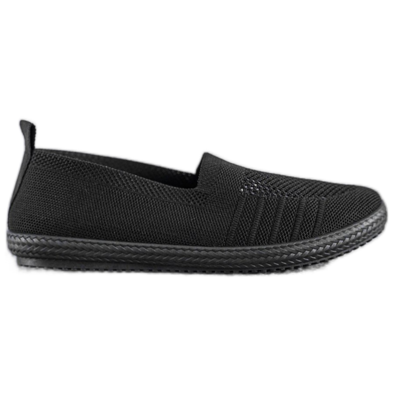 SHELOVET Slipons calados negro