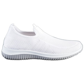 SHELOVET Calzado deportivo sin cordones blanco