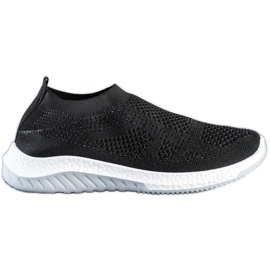 SHELOVET Zapatillas sin cordones negro