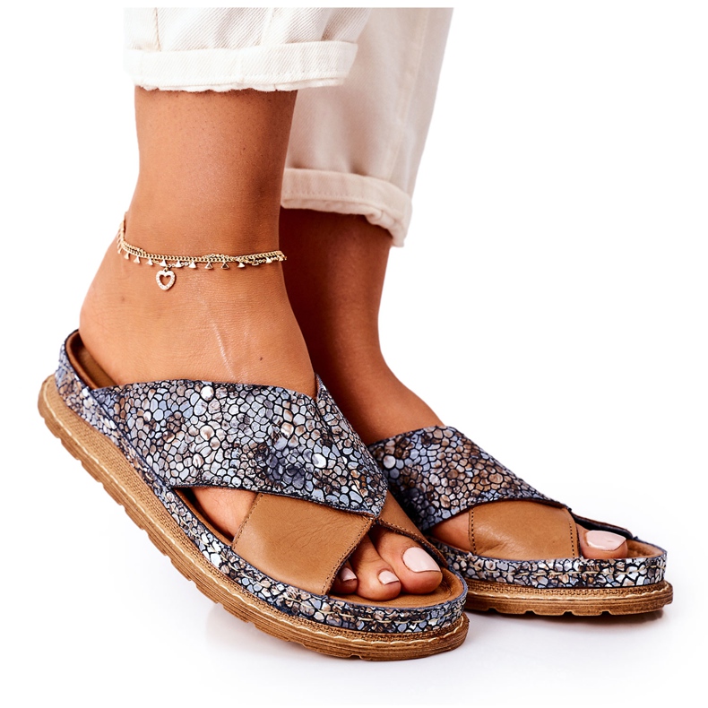Zapatilla Piel Perfilada Maciejka 04986-02 Marrón