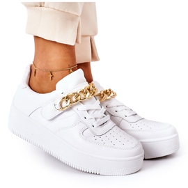 Zapatillas Deportivas Zapatillas Con Cadena Blanco One Chance