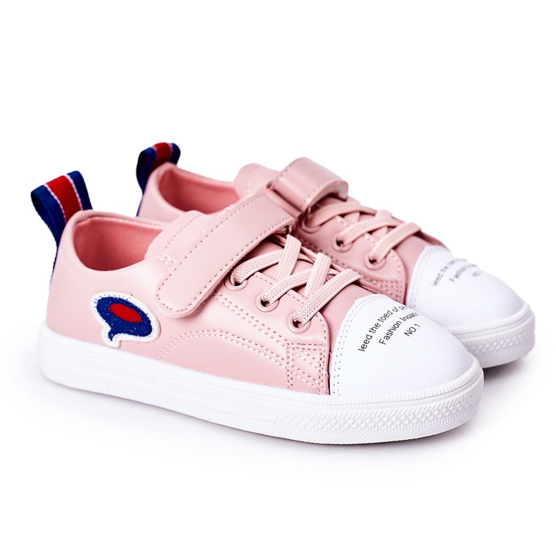 Apawwa Zapatillas de deporte rosa con velcro de dibujos animados para niños rosado Apawwa Zapatillas de deporte rosa con velcro de dibujos animados para niños rosado