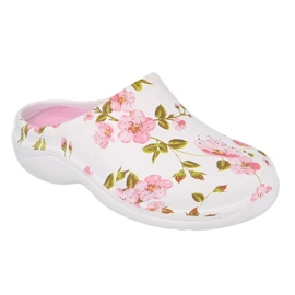 Zapatos mujer befado flor 1 blanco / rosa 154D101