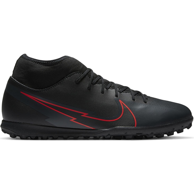 Botas de fútbol Nike Mercurial Superfly 7 Club Tf M AT7980 060 negro