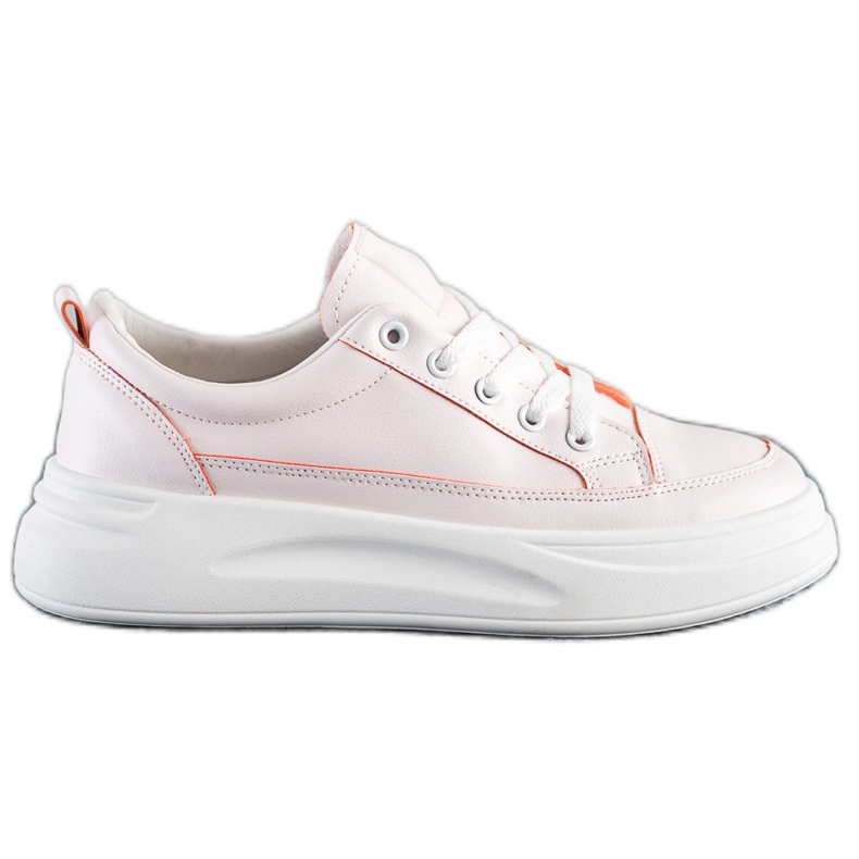 SHELOVET Zapatillas de moda en la plataforma rosado
