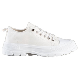 Sabatina Zapatillas de moda en la plataforma beige