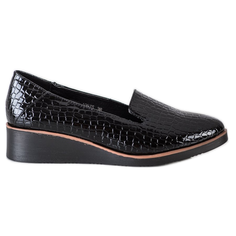 Estampado de serpiente Lordsy VINCEZA negro