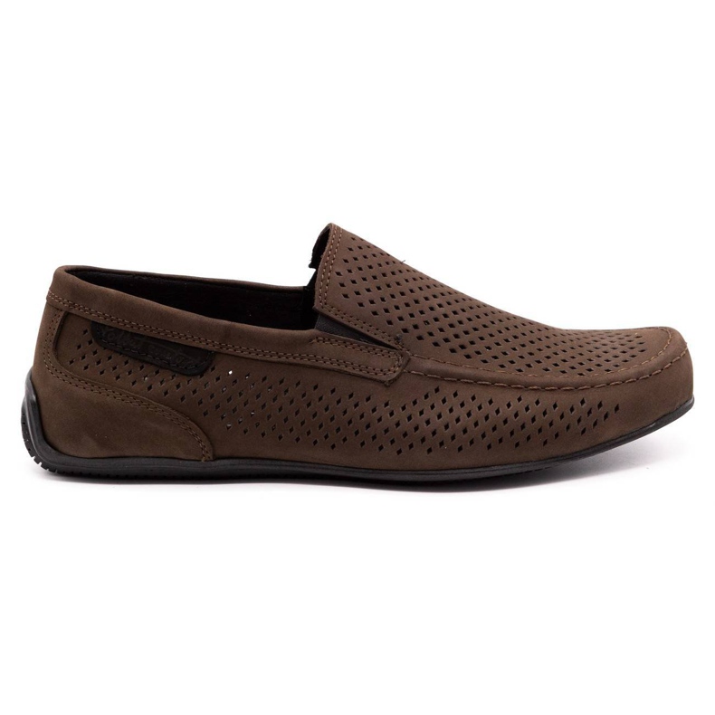 Polbut Mocasines hombre piel 2105P marrón oscuro