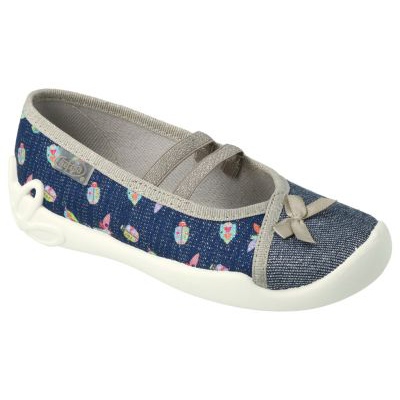 Calzado infantil befado 116Y294 azul marino azul gris