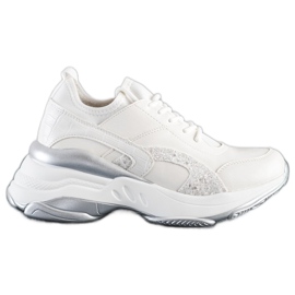 Melisa Zapatillas clásicas atadas blanco