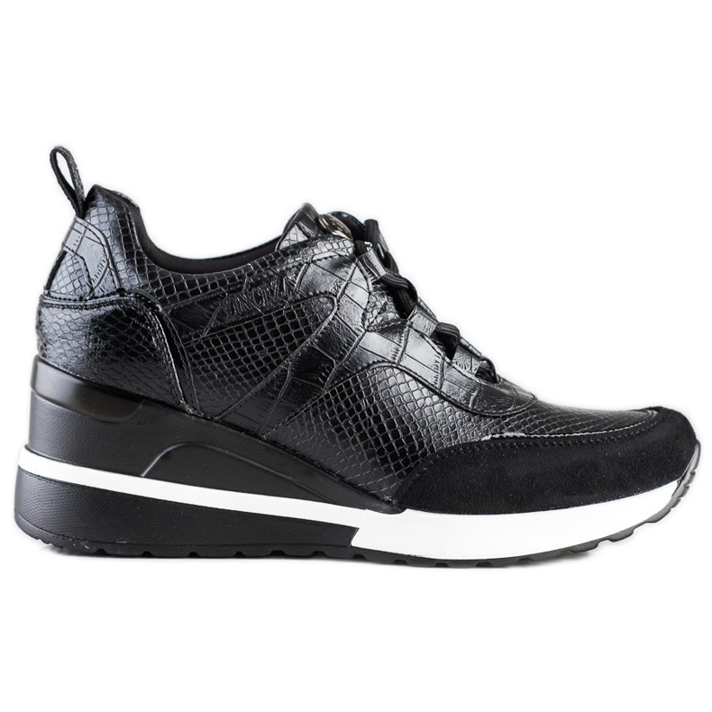 Zapatillas VINCEZA con cuña negro