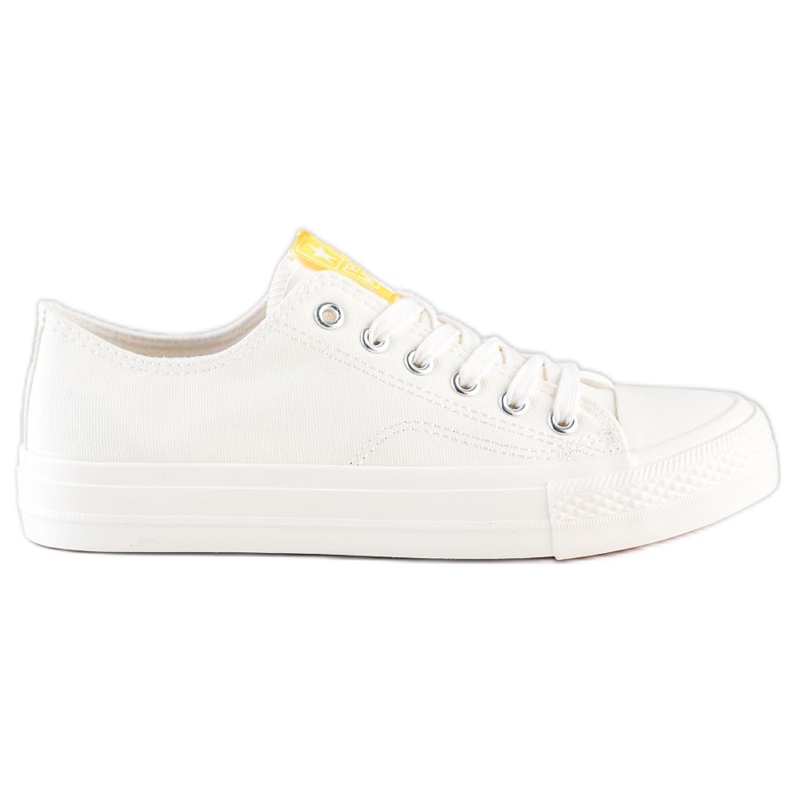 SHELOVET Zapatillas clásicas blancas blanco