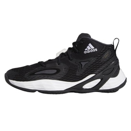 Zapatillas de baloncesto Adidas Exhibit A Mid M H67747 negro negro