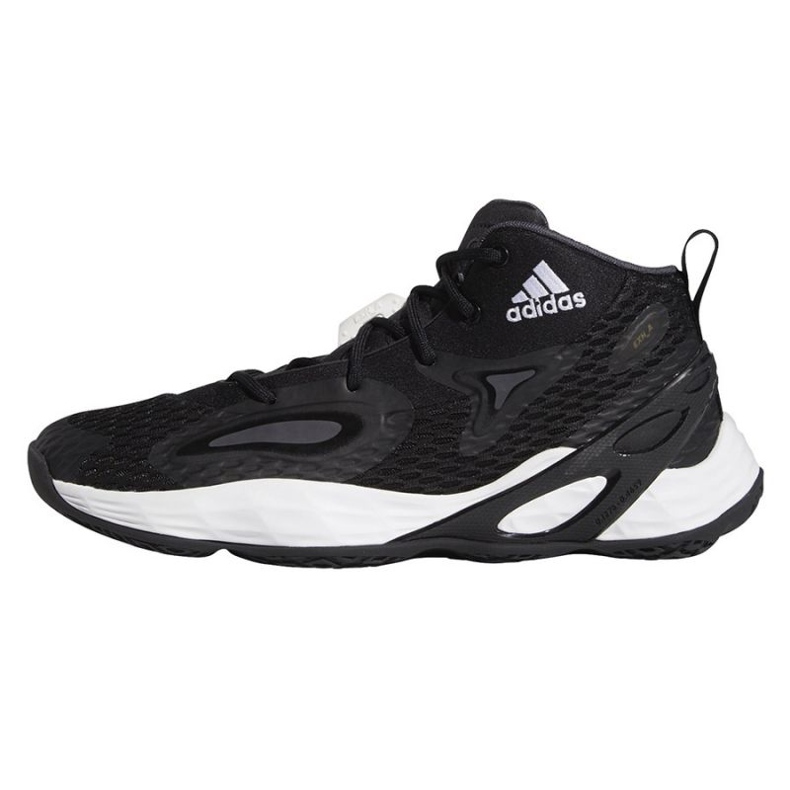 Zapatillas de baloncesto Adidas Exhibit A Mid M H67747 negro negro