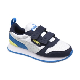 Puma R78 V Ps Jr 373617 18 blanco azul marino