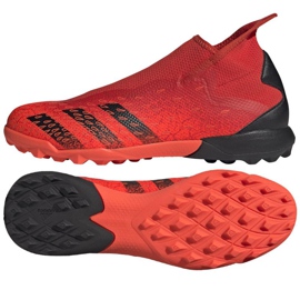 Botas de fútbol adidas Predator Freak.3 Ll Tf M FY6300 multicolor naranjas y rojos